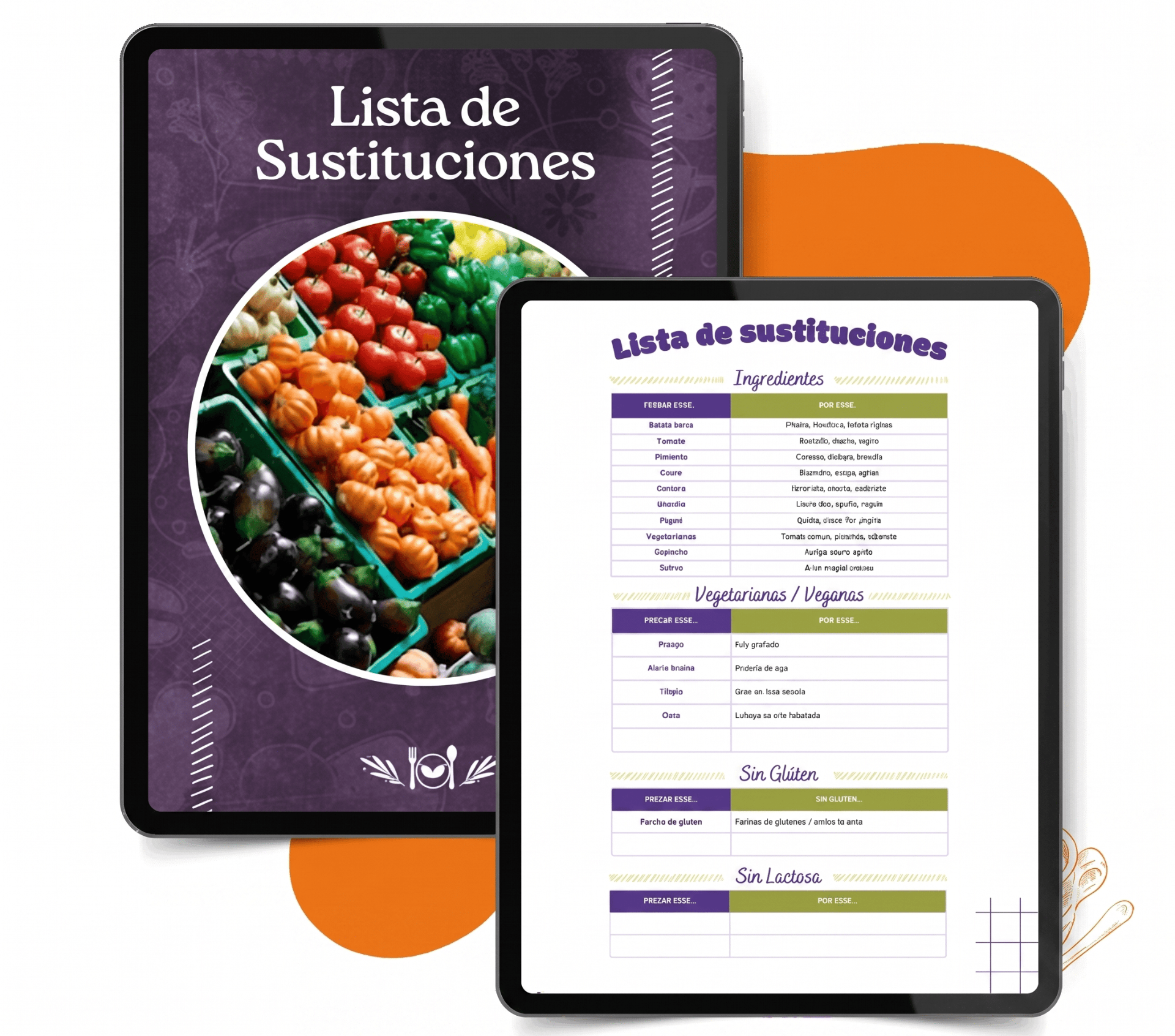 Lista de Sustituciones
